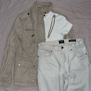 H&M Field Utility Cream Jacket